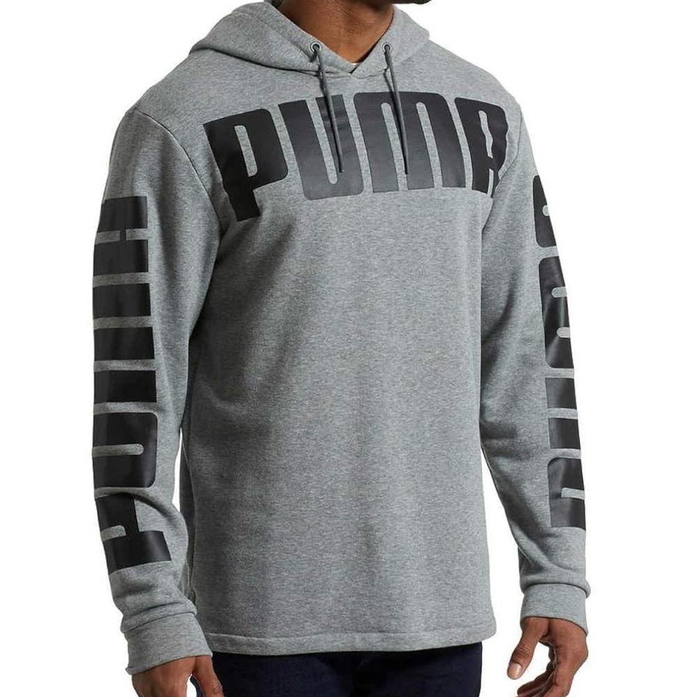 PUMA Men's Rebel French Terry Hoodie Sweatshirt